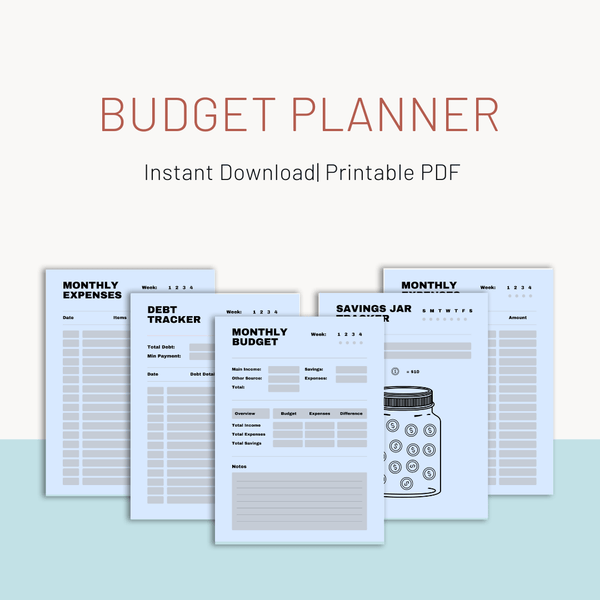 Digital Budget Planner | Printable Budget PDF